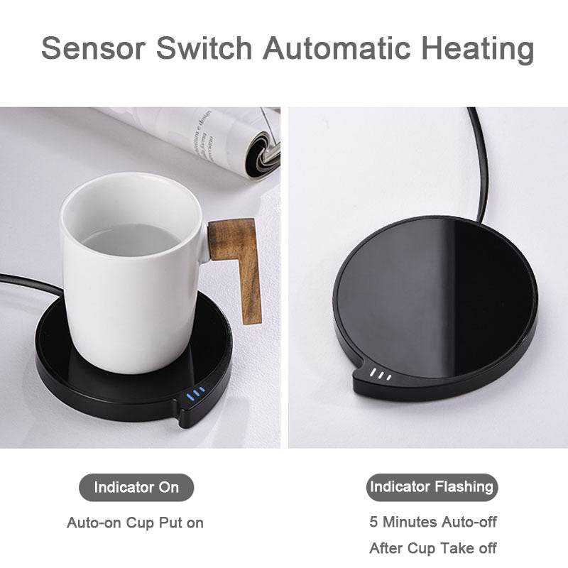 Electric Temperature-controlled smart mug Coffee warmer heating coaster - EX-STOCK Canada