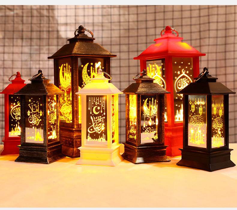 New Plastic LED Wind Lantern Eid Mubarak Gift - EX-STOCK Canada