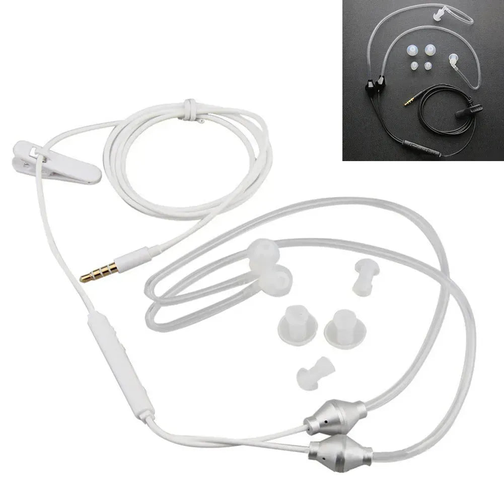 Mobile Phone Health Earphones With Microphone Bilateral in-ear Air Duct Health Non-hazardous Earphones - EX-STOCK CANADA