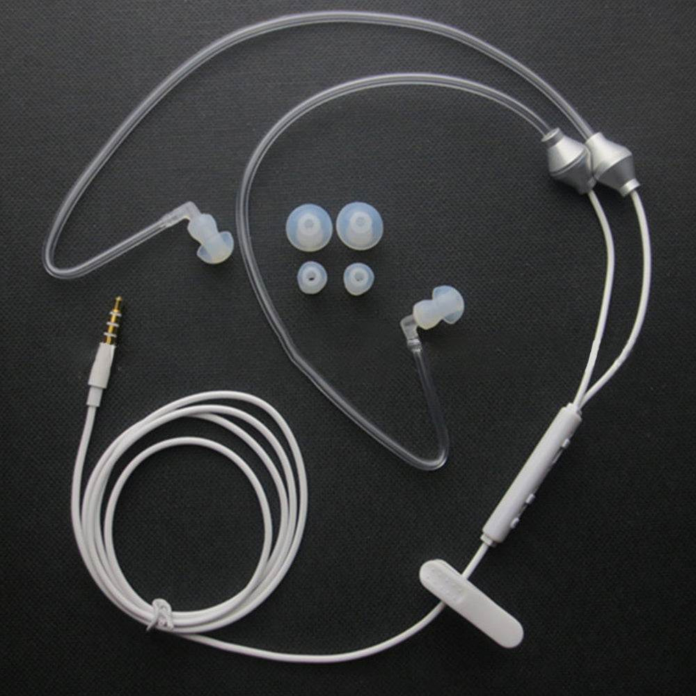 Mobile Phone Health Earphones With Microphone Bilateral in-ear Air Duct Health Non-hazardous Earphones - EX-STOCK Canada