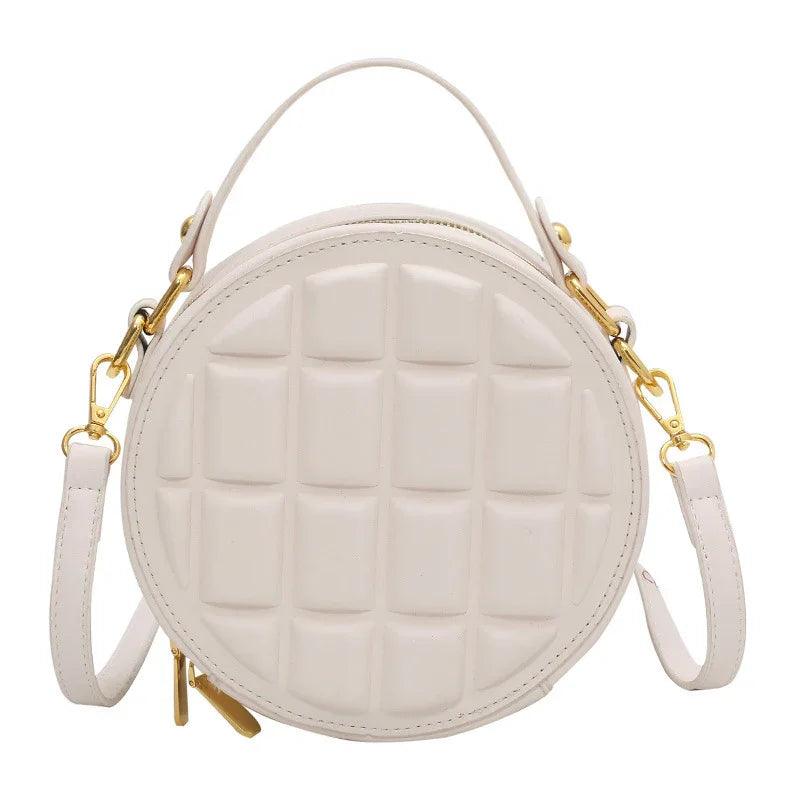 Pu Chocolate One-shoulder Diagonal Bag EX-STOCK Canada