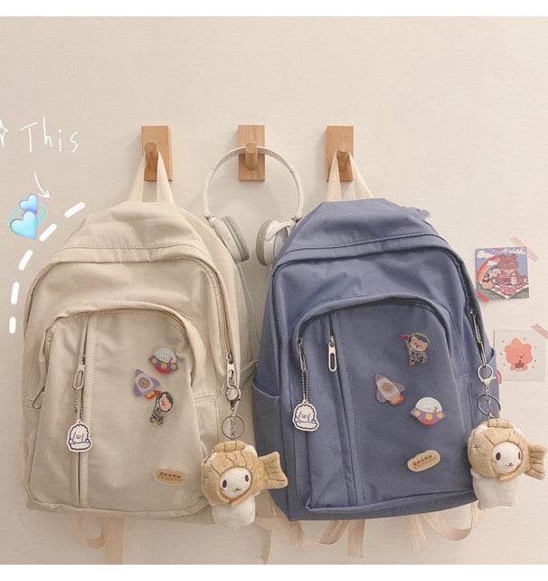Korean Harajuku Backpack – Cute School Bag for Girls - EX-STOCK Canada
