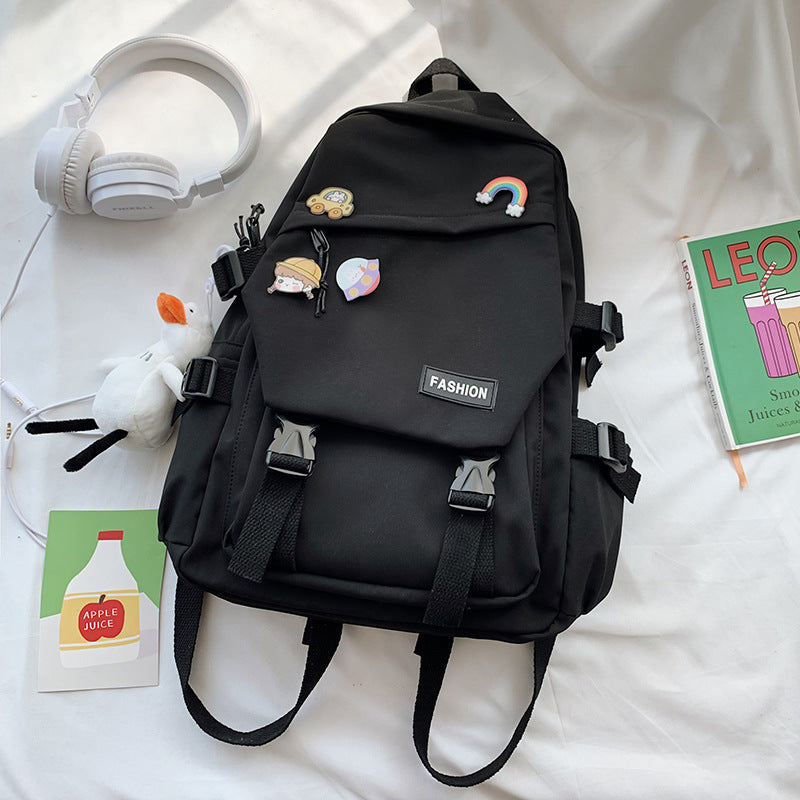 School Bag Female Backpack Large Capacity Backpack EX-STOCK