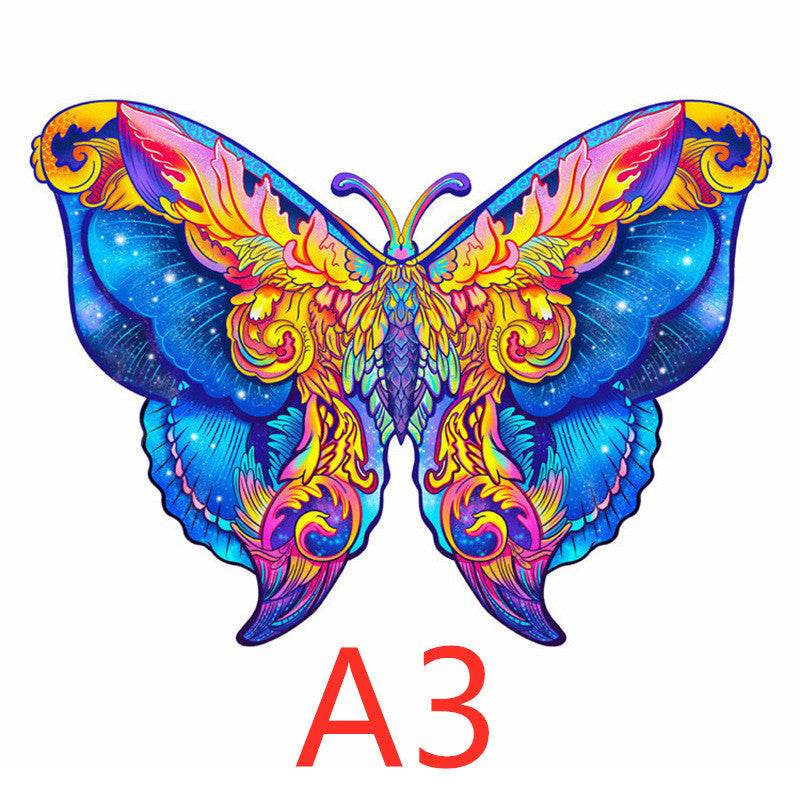 Animal Shaped Wooden Puzzle Play Toy for Kids 14 years above - EX-STOCK Canada