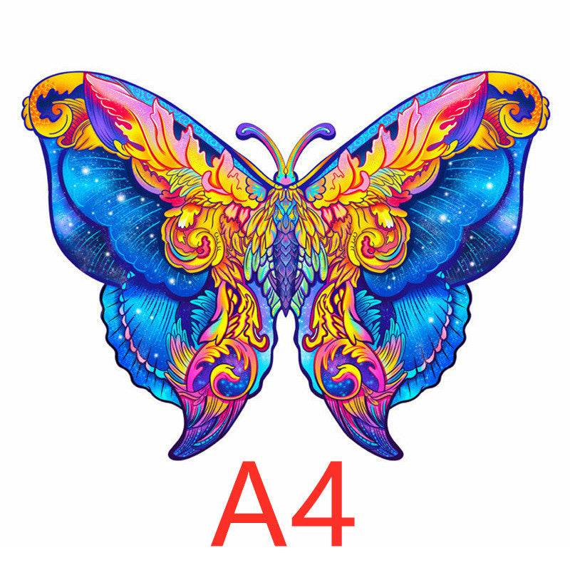 Animal Shaped Wooden Puzzle Play Toy for Kids 14 years above - EX-STOCK Canada