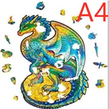 Animal Shaped Wooden Puzzle Play Toy for Kids 14 years above - EX-STOCK Canada