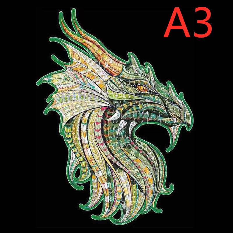 Animal Shaped Wooden Puzzle Play Toy for Kids 14 years above - EX-STOCK Canada