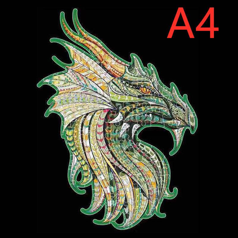 Animal Shaped Wooden Puzzle Play Toy for Kids 14 years above - EX-STOCK Canada