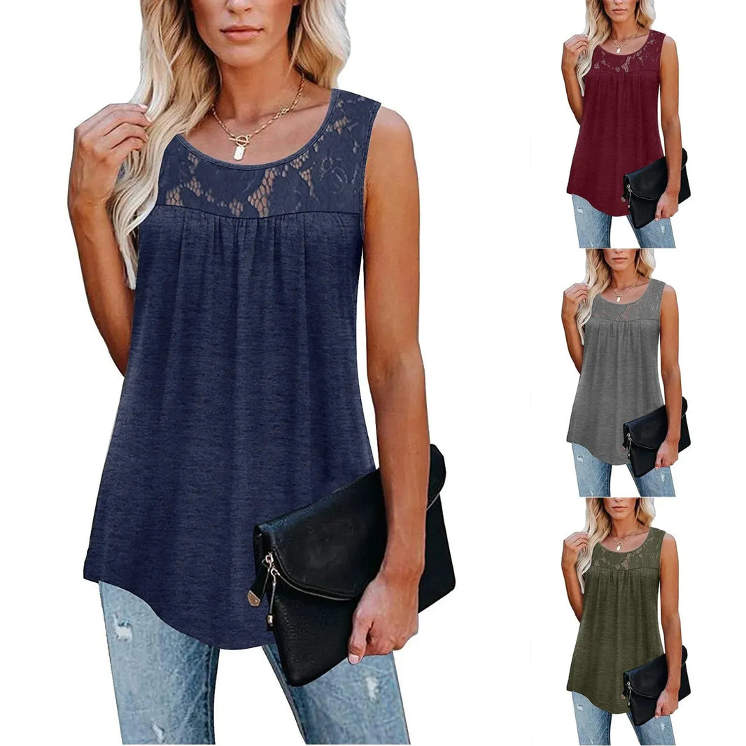 Casual Plus Size 5XL Lace Tops Summer loose top - EX-STOCK CANADA