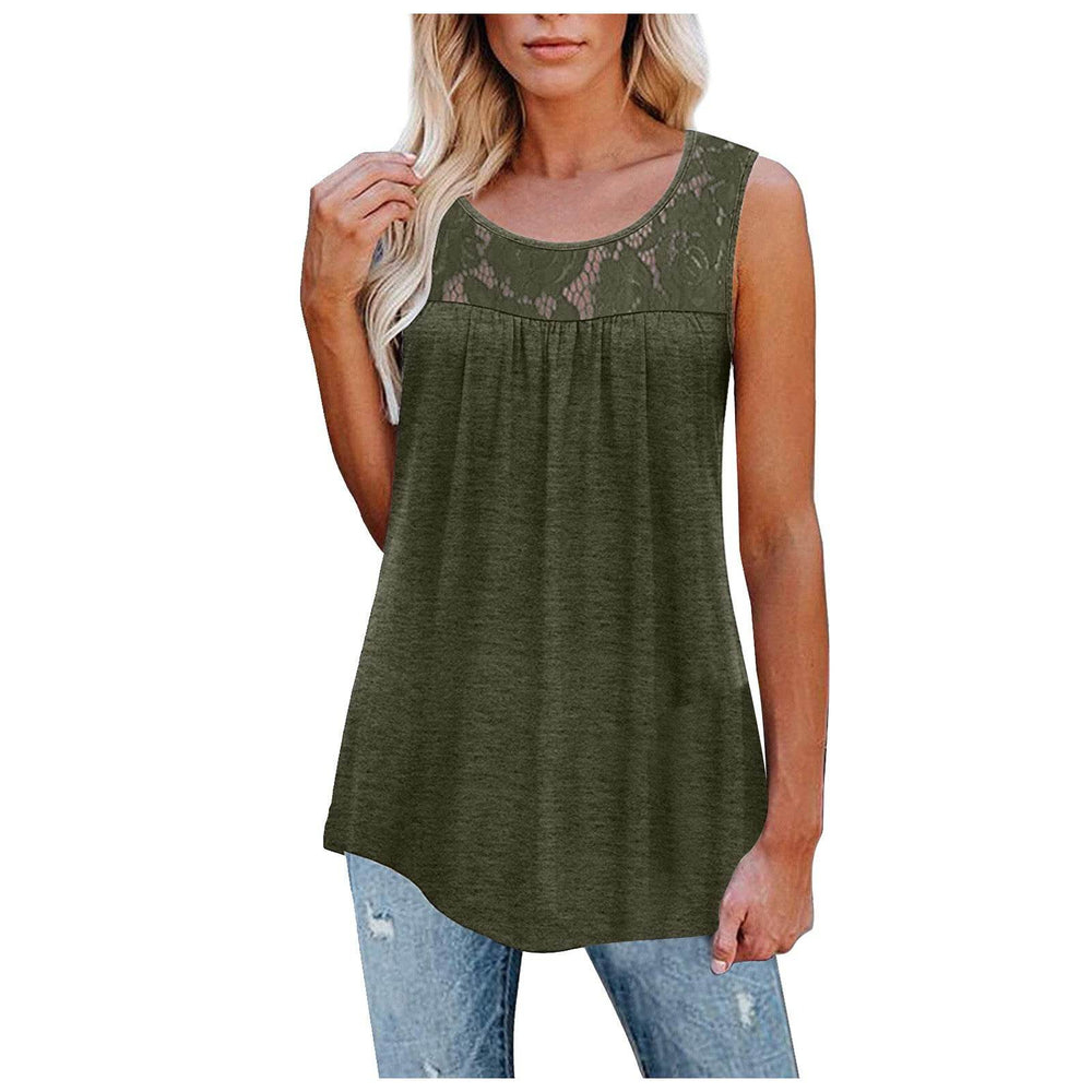 Casual Plus Size 5XL Lace Tops Summer loose top - EX-STOCK Canada