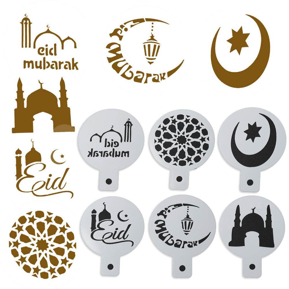 Eid Mubarak Festival Ramadan Cake Decoration Spray Flower Mould - EX-STOCK Canada