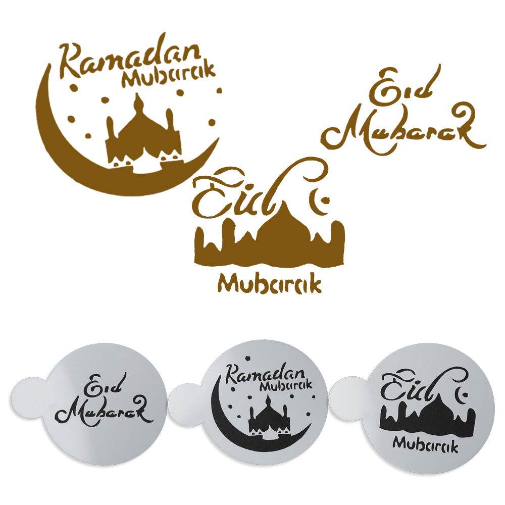 Eid Mubarak Festival Ramadan Cake Decoration Spray Flower Mould - EX-STOCK Canada