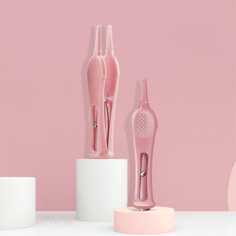 Baby Nose Clip with Light Baby Nose Digging Device Nasal Aspirator Safety Tweezers Luminous EX-STOCK Canada