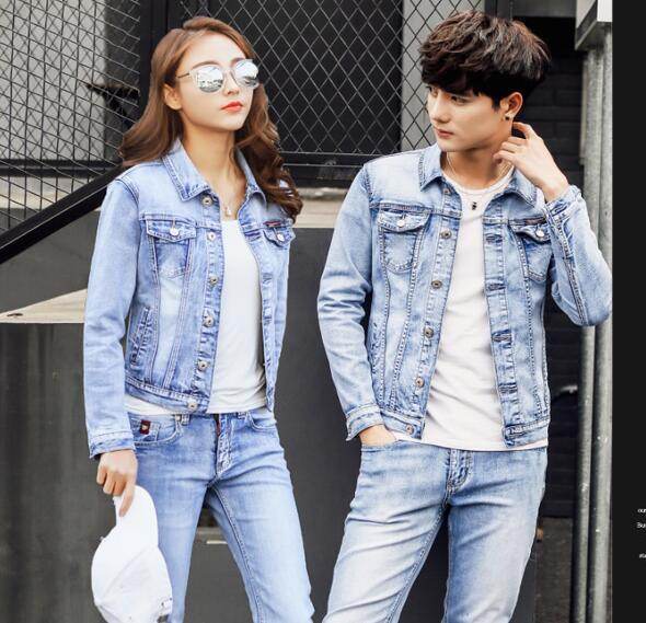 Slim fit Denim Jacket Men And Women Couple Jacket EX-STOCK Canada