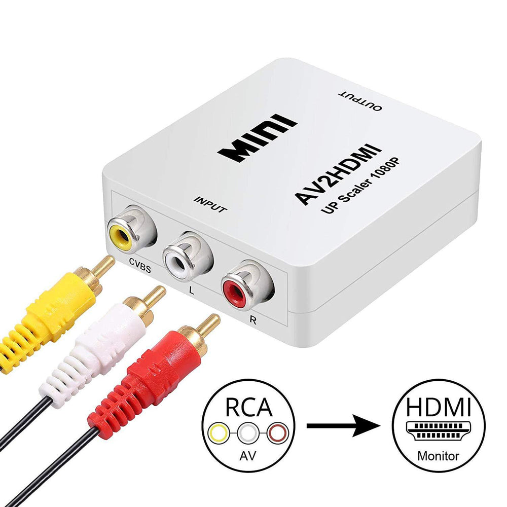 Av To Hdmi Converter Mini Hd Video Converter | EX-STOCK Canada