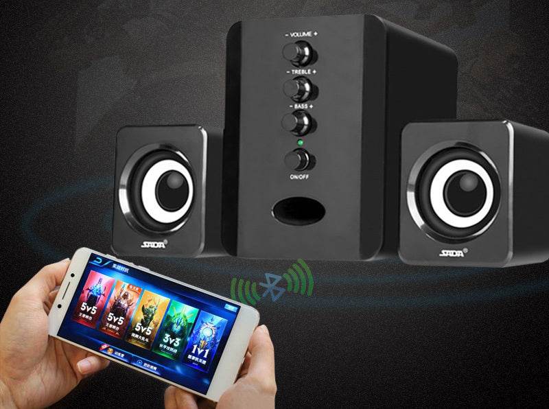 Speakers Computer D-202 Combination Music-Player Subwoofer-Sound-Box Smart-Phones Stereo EX-STOCK CANADA