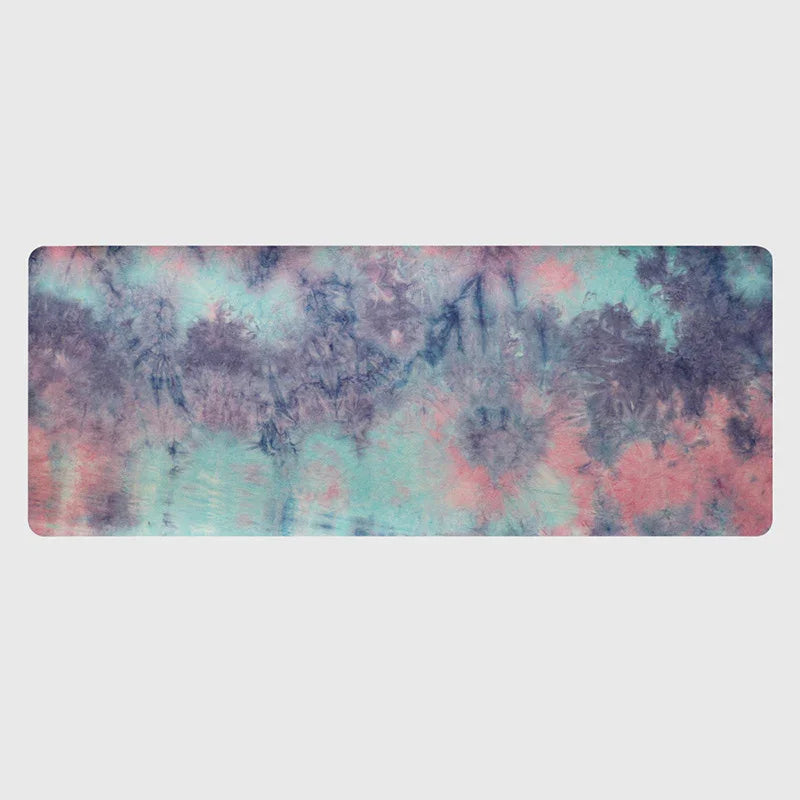 Tie-dyed Natural Rubber Yoga Mat Suede Sublimation Transfer Yoga Mat EX-STOCK Canada