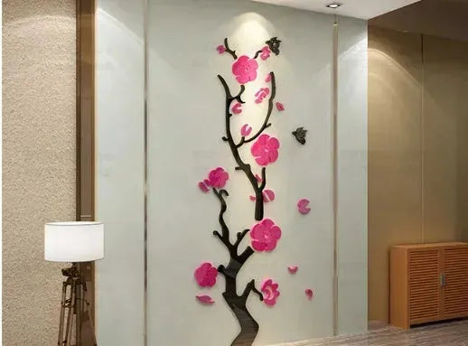 Plum Blossom Porch Decoration Wall Stickers Decals - EX-STOCK CANADA