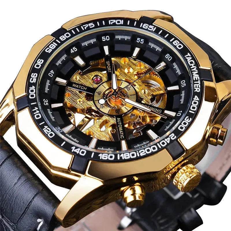 Forsining Watch Men's Fashion Casual Classic Popular Waterproof Manual Mechanical Watch - EX-STOCK Canada