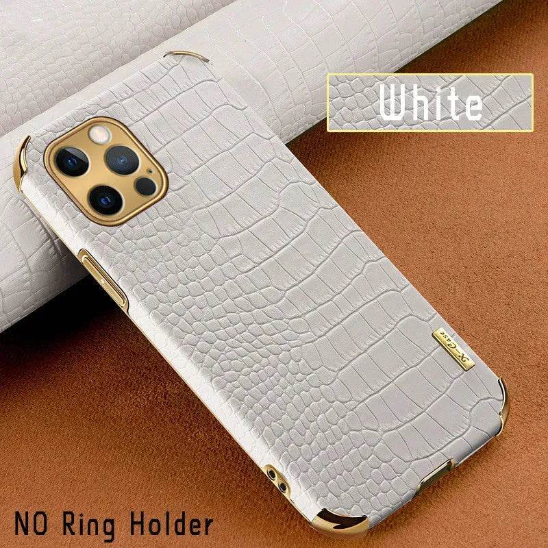 Crocodile skin Leather iphone case Apple Phone Protective Case - EX-STOCK Canada