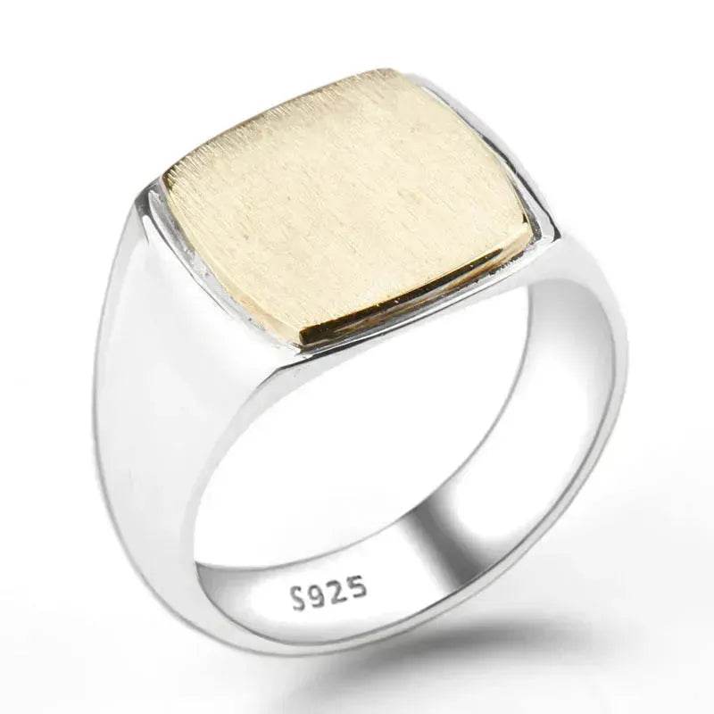 European And American Simple Gold Brushed Men'S Ring Middle East Foreign Trade Fashion Men'S Ring Jewelry - EX-STOCK Canada