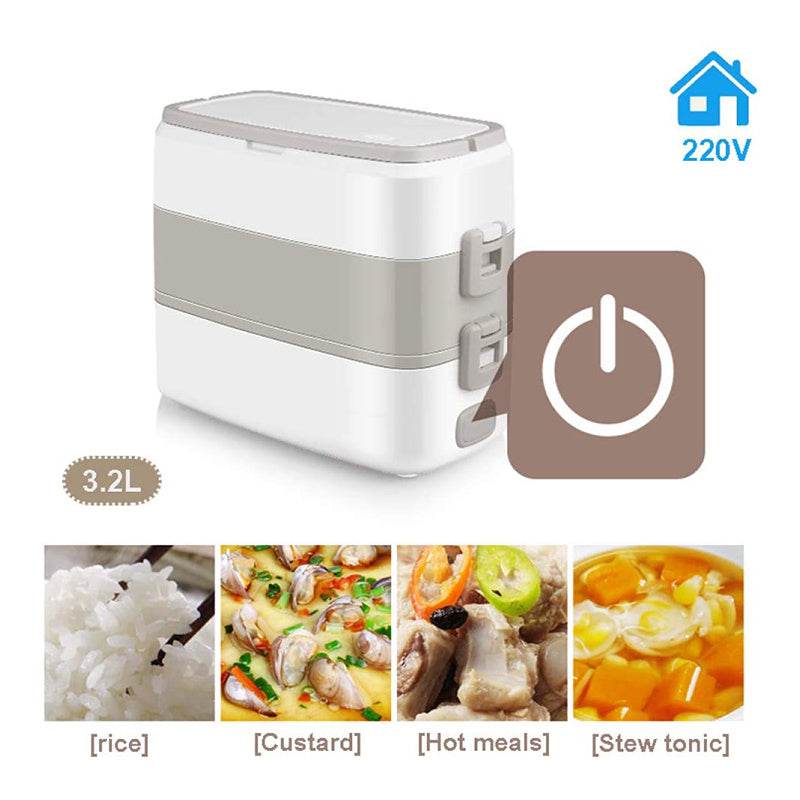 Portable Electric Lunch Box Self Heating Food warmer - EX-STOCK Canada