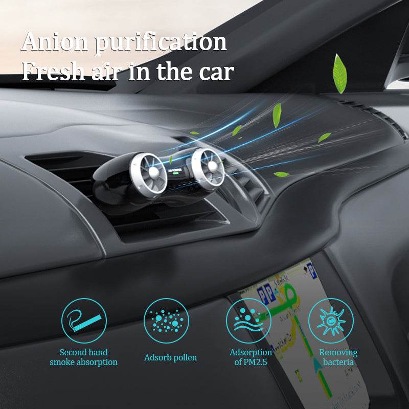 Car Anion Negative Ion Air Purifier Car Interior Supplies - EX-STOCK Canada