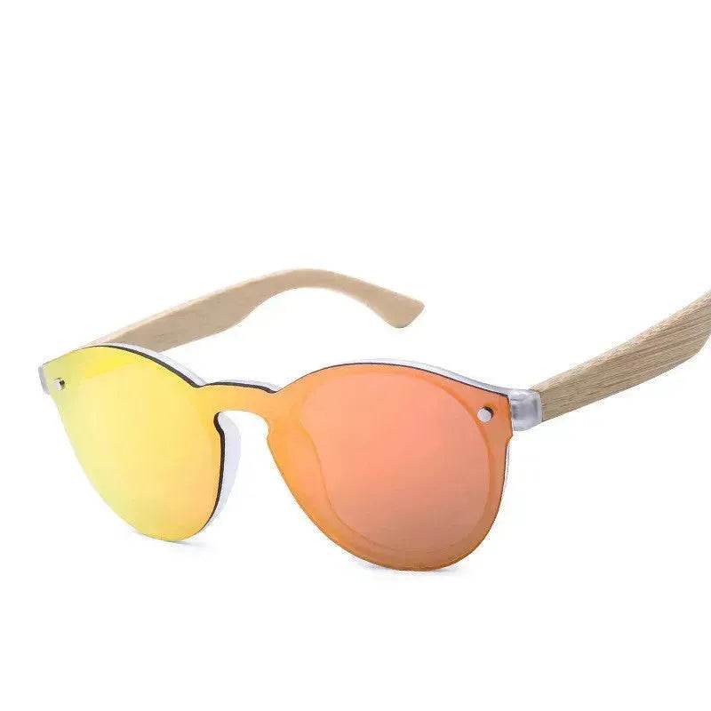Unisex Vintage Sunglasses Color Film Bamboo - EX-STOCK Canada