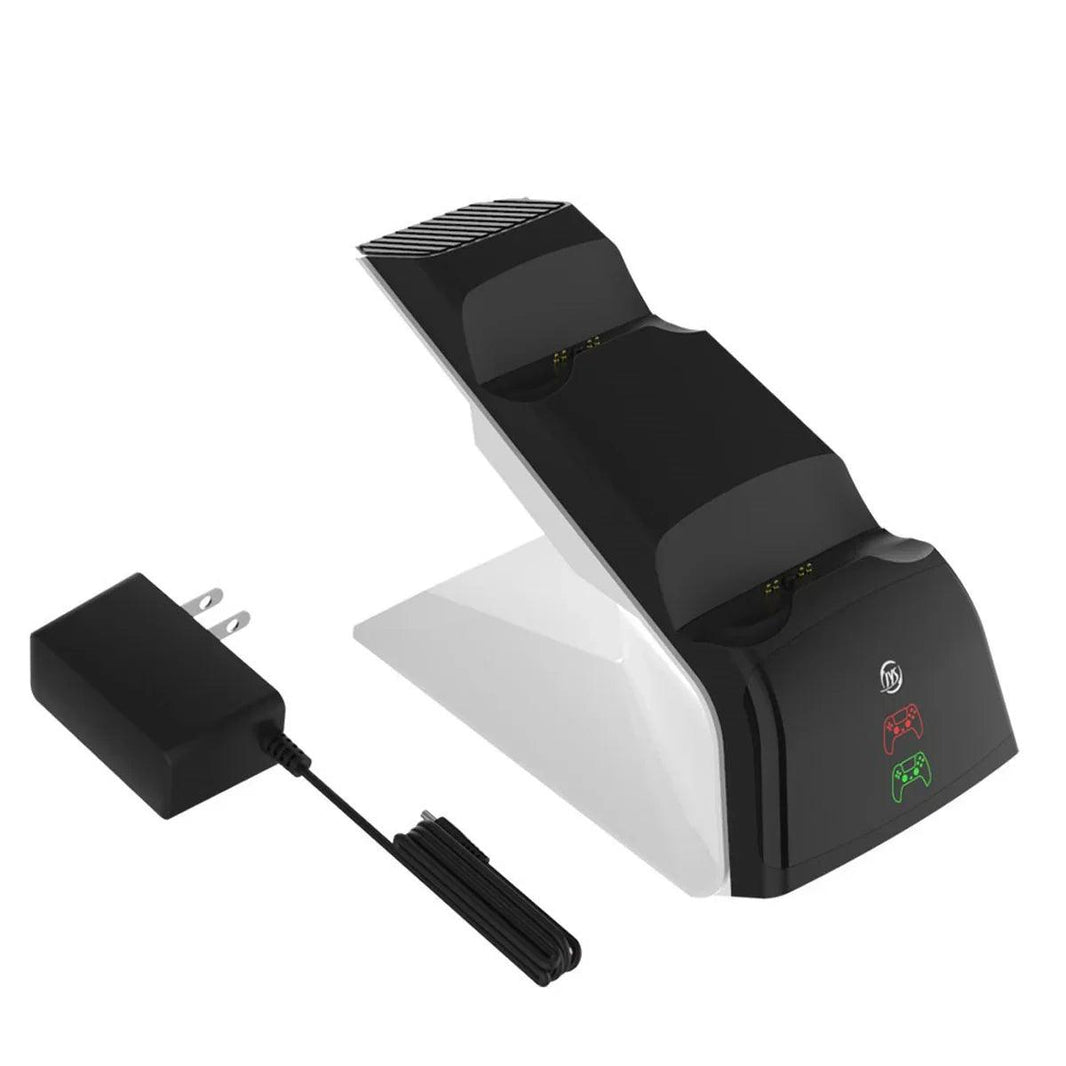Ps5 Handle Aircraft Double Seat Charging Ps5 Wireless Handle Charger P5 Base Double Charging Contact Charging Fast Charging EX-STOCK Canada