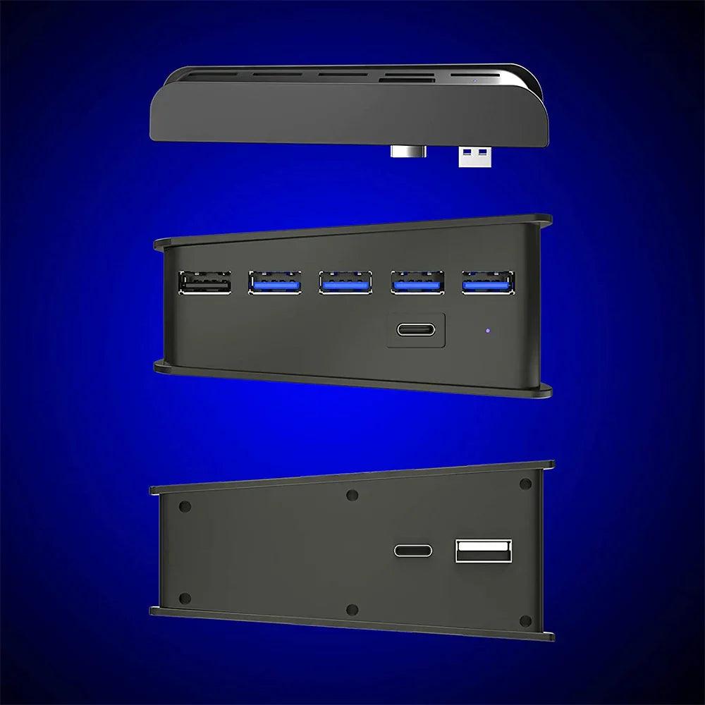 Ps5 Host Hub Converter P5Usb Hub Multi-Function High-Speed Transmission Ps5 EX-STOCK Canada