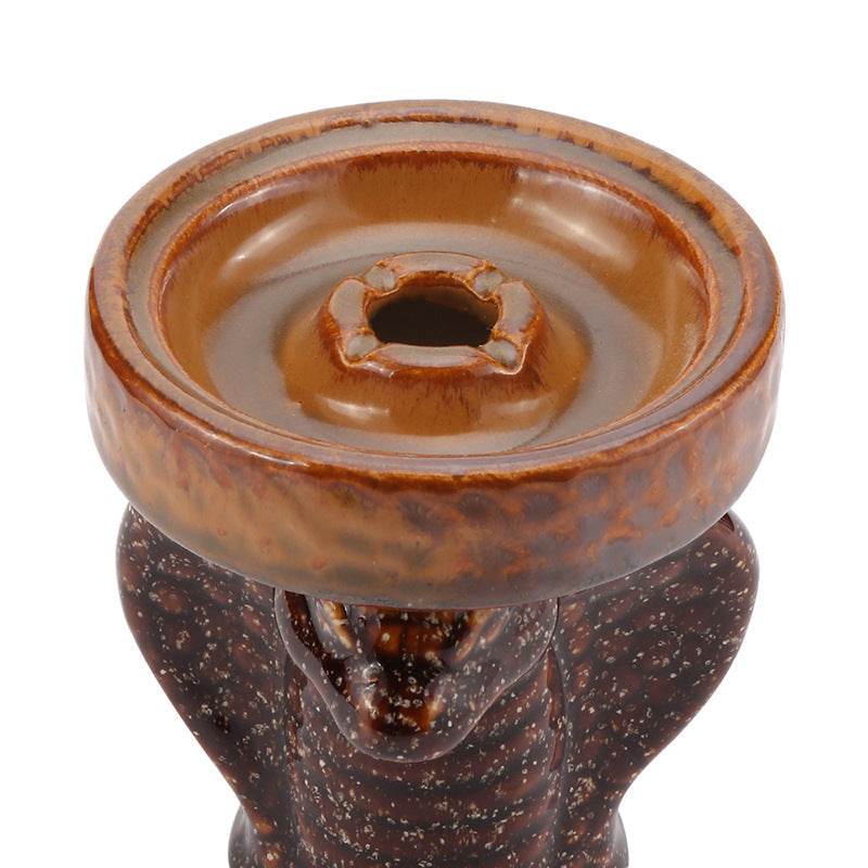 Creative Cobra Shaped Hookah Accessories Individually Packaged Ceramic Pot - EX-STOCK Canada