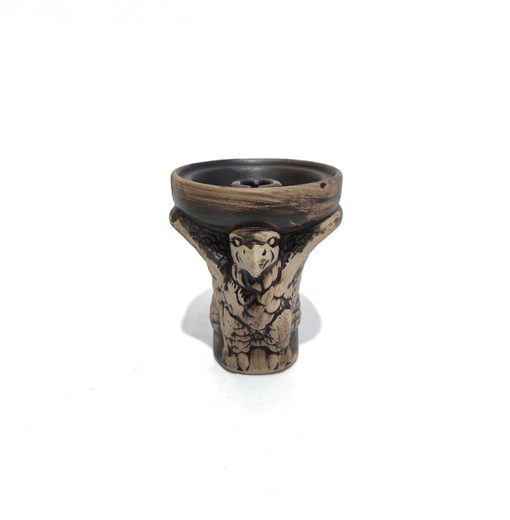 Arabic Hookah Accessories Large Animal Skull Pattern Ceramic Smoke Pot - EX-STOCK Canada