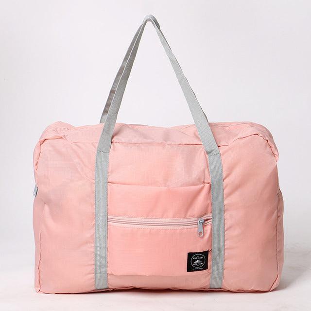 Foldable Travel Duffel Bag Lightweight Weekender Carry On Overnight Bag