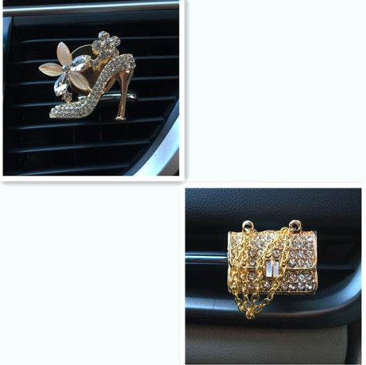 Creative Car Perfume High Heels Car Air Outlet Perfume Clip Car Air Freshener - EX-STOCK Canada