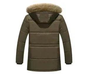 Thick Parka Men Winter Jacket Faux Fur Hoodie Collar - EX-STOCK Canada