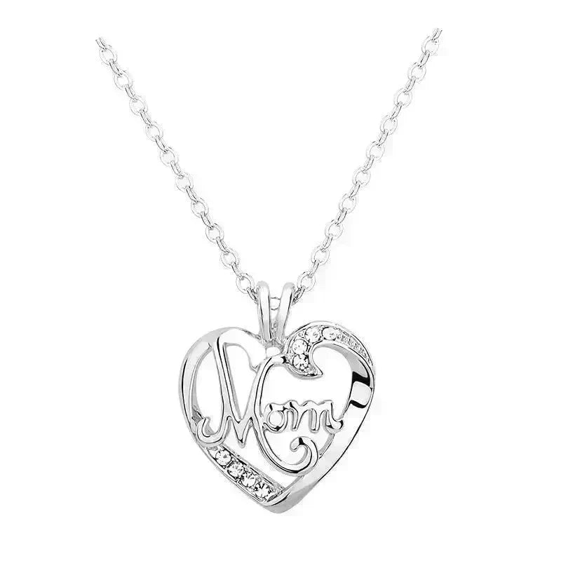 Personalized Lettered Mom Necklace Pendant Mother's Day Gift - EX-STOCK CANADA