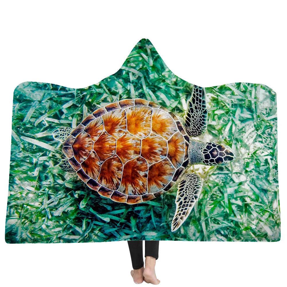 New Hooded Blanket Poncho Thicker Blanket Hooded Blanket Home EX-STOCK Canada