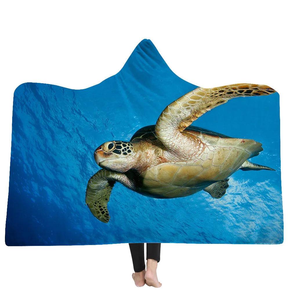 New Hooded Blanket Poncho Thicker Blanket Hooded Blanket Home EX-STOCK Canada