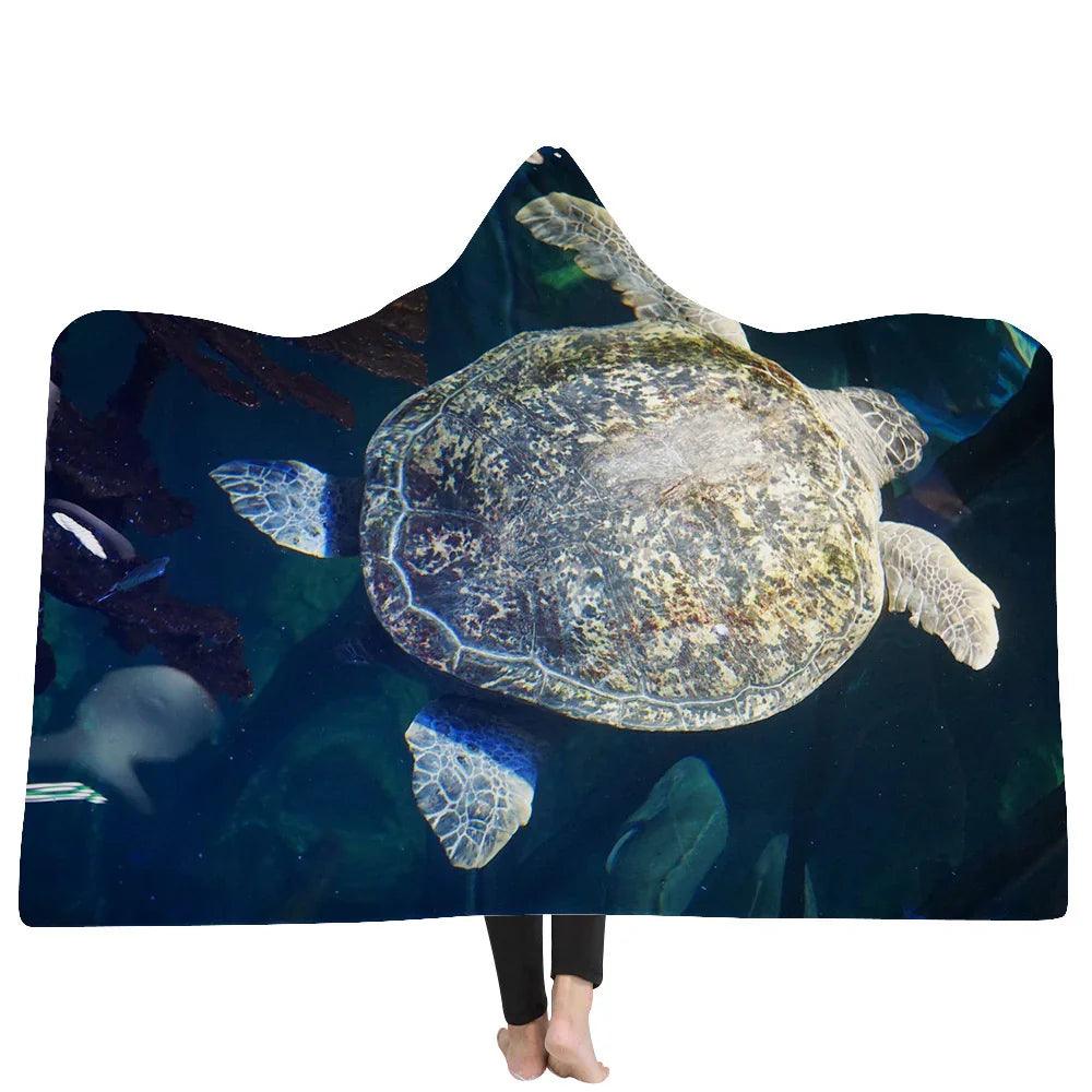 New Hooded Blanket Poncho Thicker Blanket Hooded Blanket Home EX-STOCK Canada