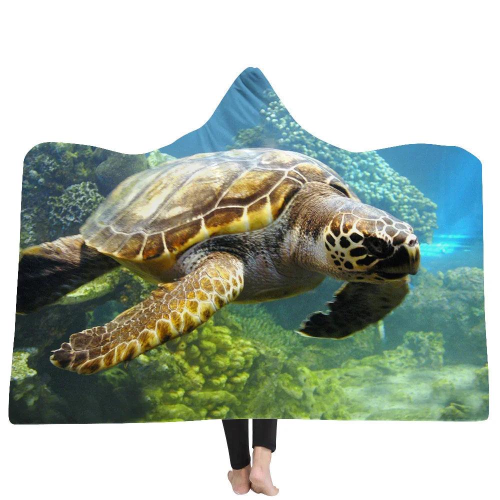 New Hooded Blanket Poncho Thicker Blanket Hooded Blanket Home EX-STOCK Canada