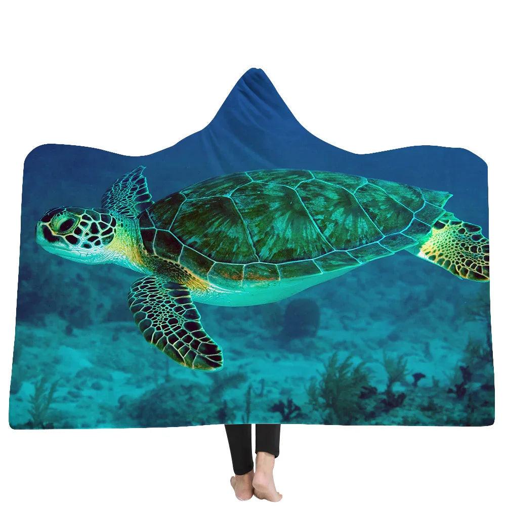New Hooded Blanket Poncho Thicker Blanket Hooded Blanket Home EX-STOCK Canada