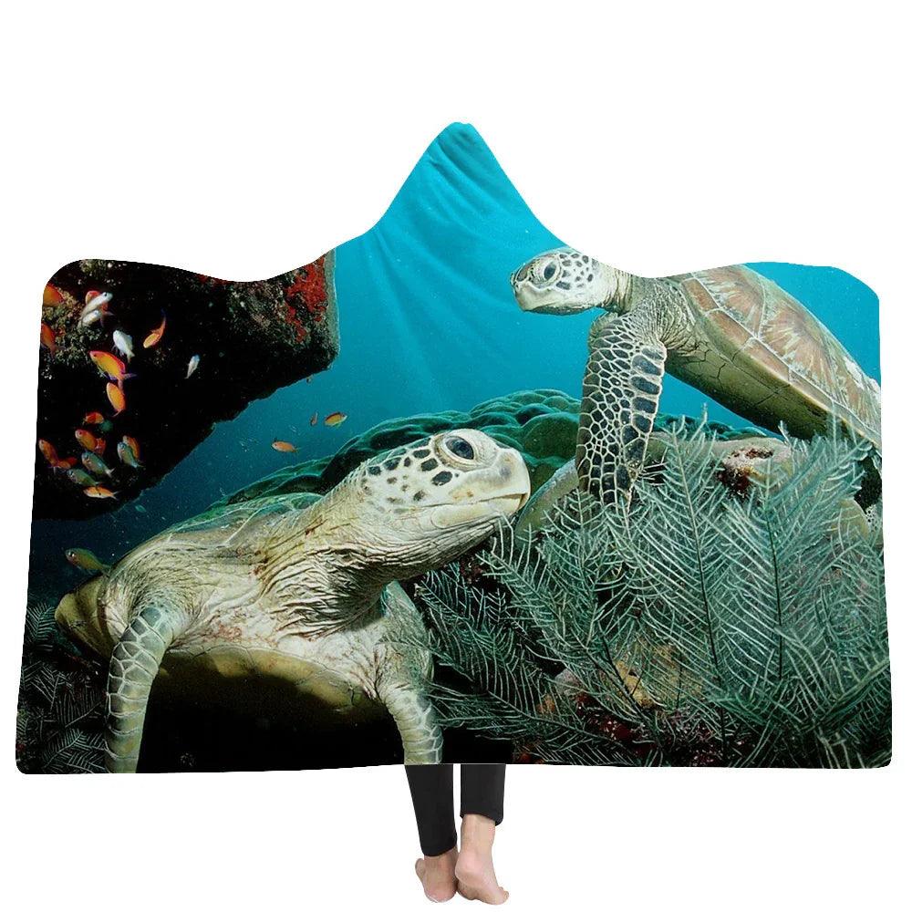 New Hooded Blanket Poncho Thicker Blanket Hooded Blanket Home EX-STOCK Canada