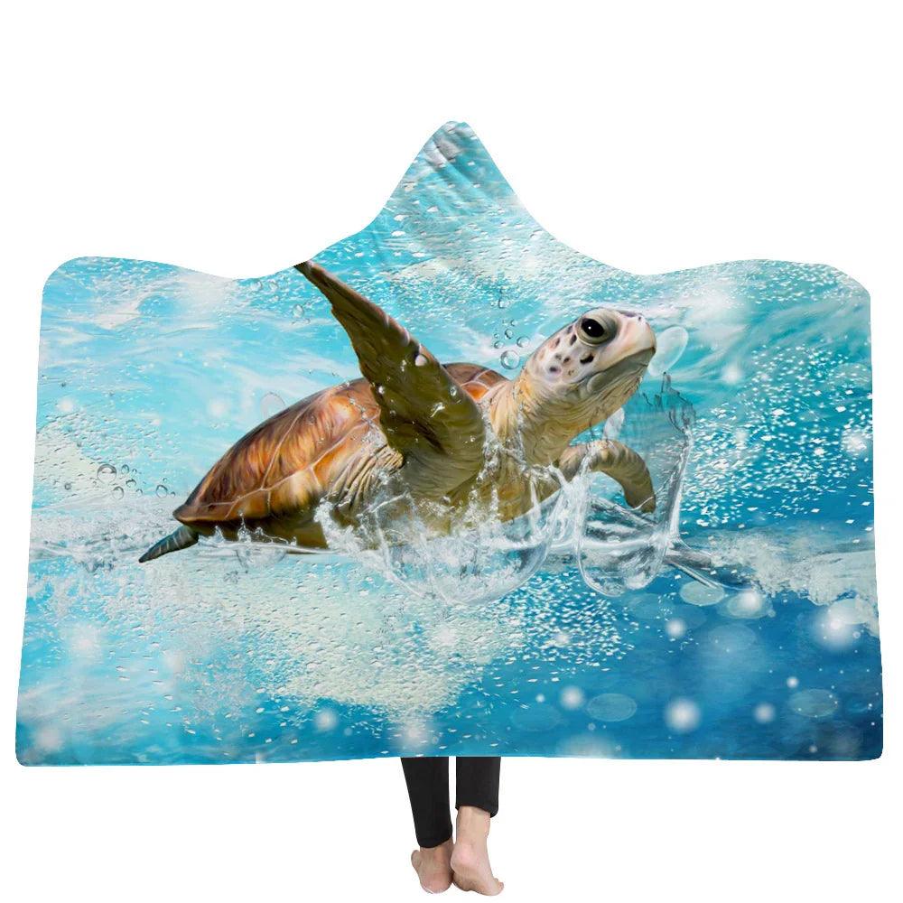 New Hooded Blanket Poncho Thicker Blanket Hooded Blanket Home EX-STOCK Canada