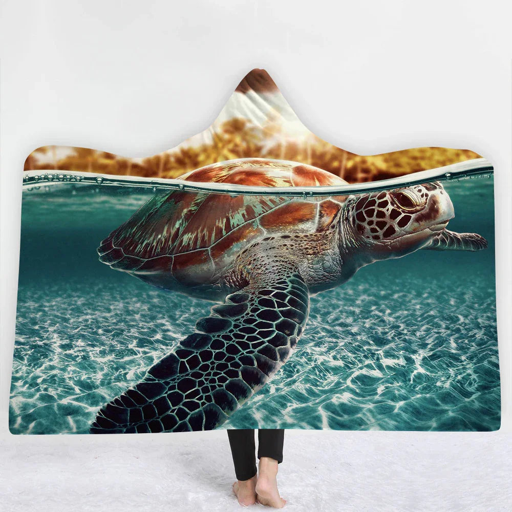 Hooded Blanket Cloak Blanket Thick Blanket EX-STOCK Canada