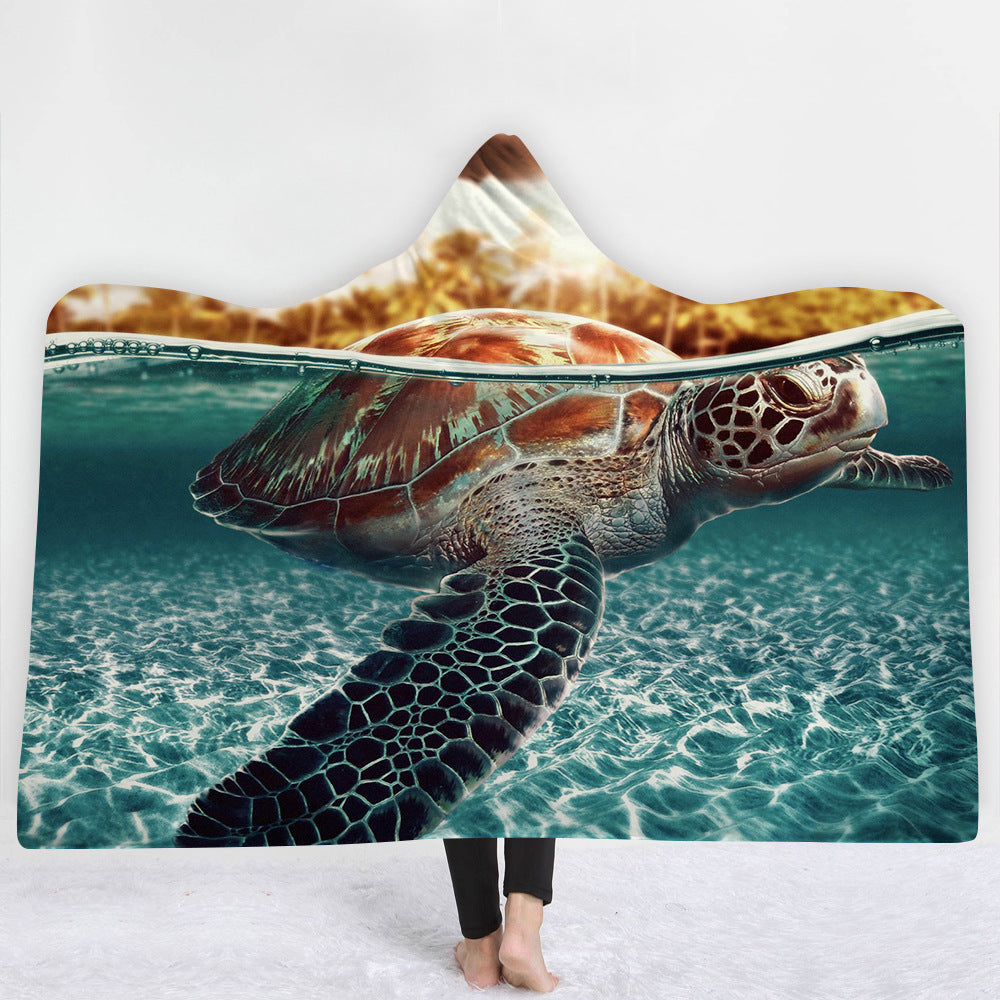 Hooded Blanket Cloak Blanket Thick Blanket EX-STOCK Canada