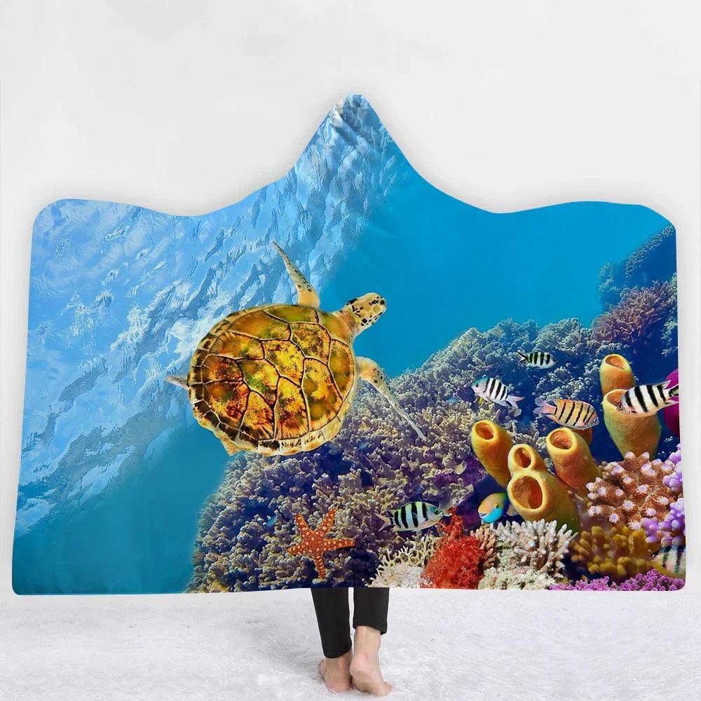 Couverture à capuche Cape Couverture Couverture épaisseEX-STOCK Canada