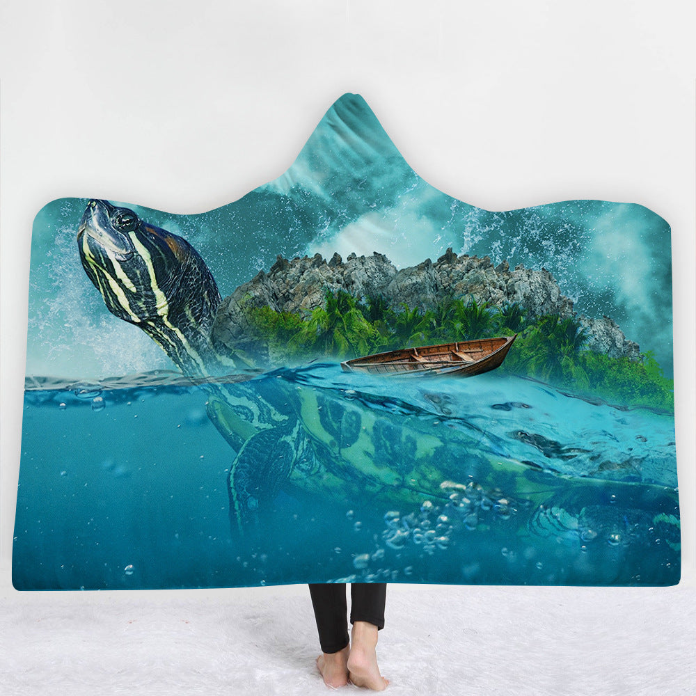 Hooded Blanket Cloak Blanket Thick Blanket EX-STOCK Canada