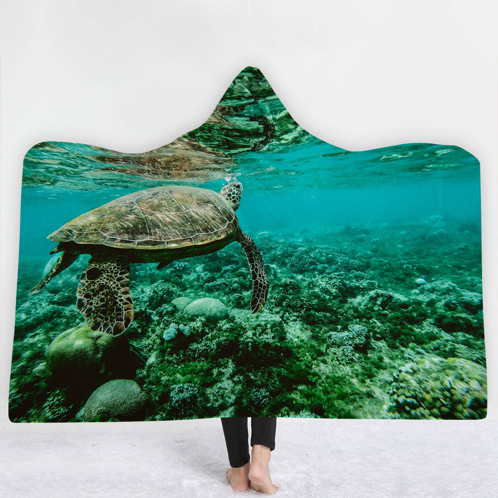 Hooded Blanket Cloak Blanket Thick Blanket EX-STOCK Canada