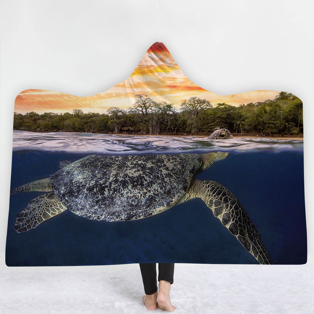 Hooded Blanket Cloak Blanket Thick Blanket EX-STOCK Canada