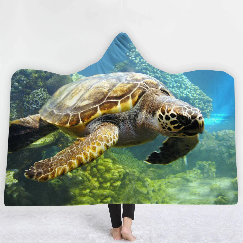 Hooded Blanket Cloak Blanket Thick Blanket EX-STOCK Canada